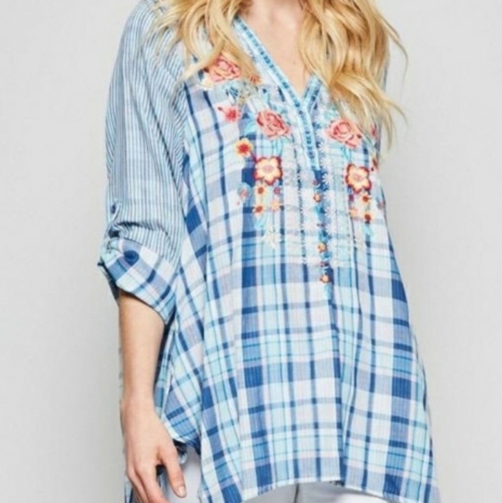 Angel Heart Boutique Embroidered Top
